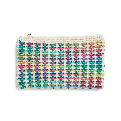 Lily Sugar'n Cream Tweed Stitch Knit Rectangular Case Knit Storage Case made in Lily Sugar'n Cream The Original yarn