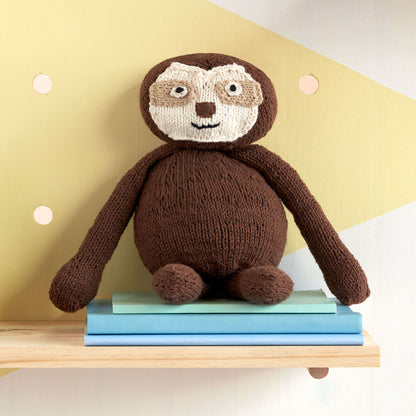 Lily Sugar'n Cream Knit Sloth Toy Single Size