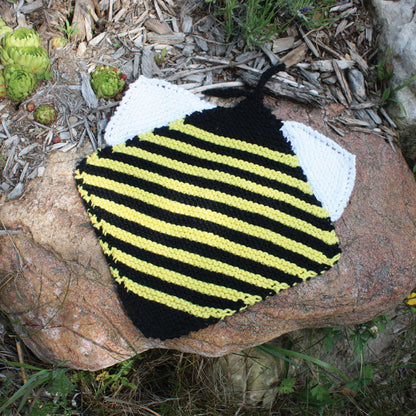 Lily Sugar'n Cream Sugar'n Cream Bee Dishcloth Single Size