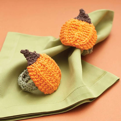 Lily Sugar'n Cream Pumpkin Napkin Rings Single Size