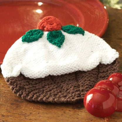 Lily Sugar'n Cream Christmas Pudding Dishcloth Single Size