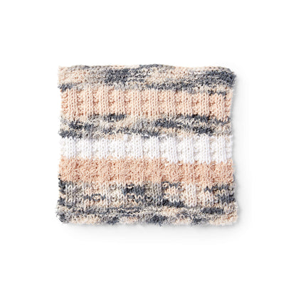 Lily Sugar'n Cream Scrubbing Stripes Knit Dishcloth Single Size