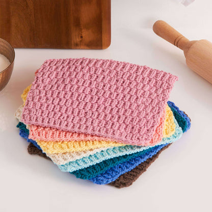 Lily Sugar'n Cream Shifting Rib Knit Dishcloth Single Size