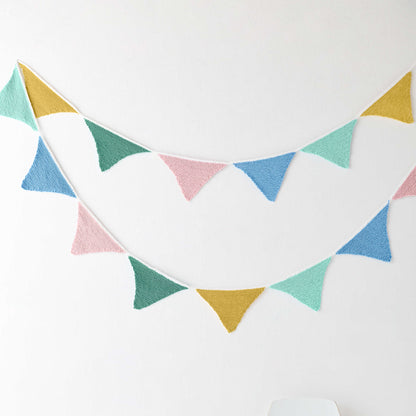 Lily Sugar'n Cream Garter Triangle Knit Bunting Single Size