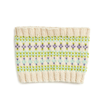 Lily Sugar'n Cream Knit Fair Isle Plant Cozy Single Size