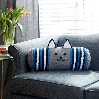 Lily Sugar'n Cream Knit Kitty Bolster Single Size