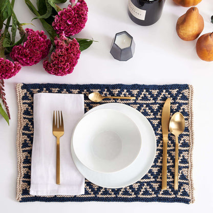 Lily Sugar'n Cream Mosaic Knit Placemat Single Size