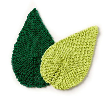 Lily Sugar'n Cream Be-Leaf It Knit Mug Rug Single Size