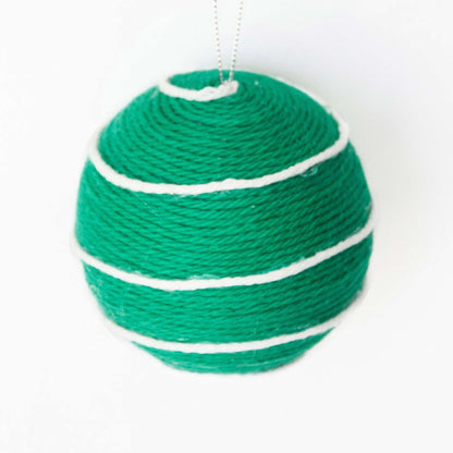 Lily Sugar'n Cream Wrapped Tree Ornaments Green
