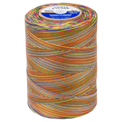 Coats & Clark Cotton Machine Quilting Multicolor Thread (1200 Yards) Mexicana